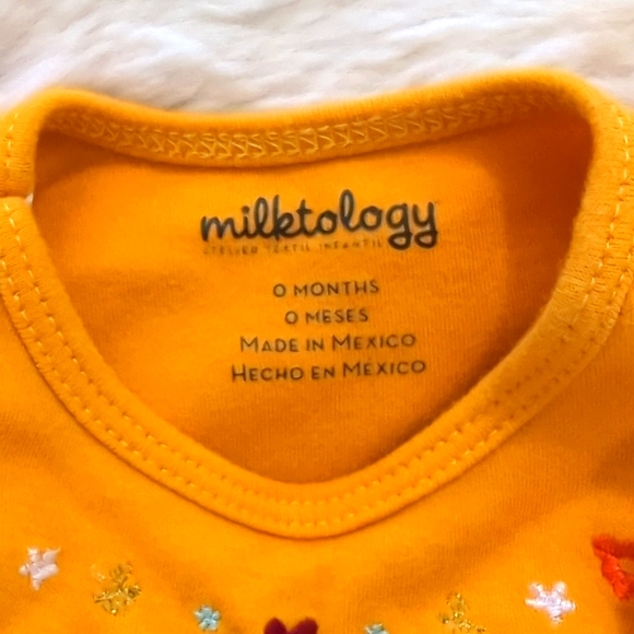 Milktology Yellow Sleeveless Bubble Romper, Newborn/0 Months - Picture 4 of 7